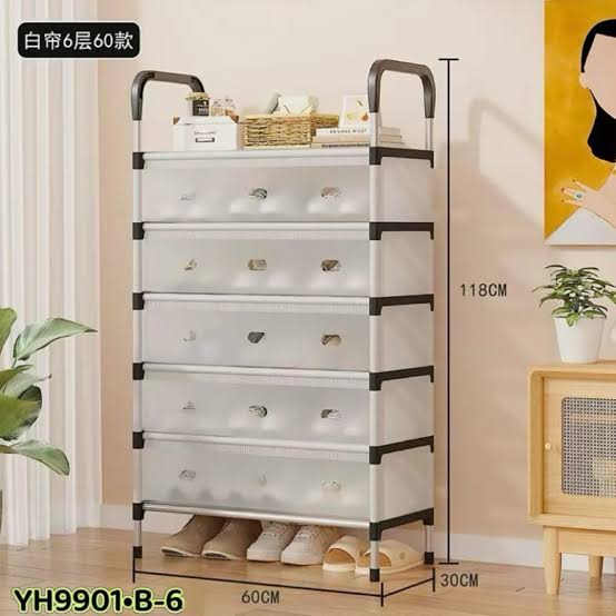 Shoe storage cabinet Foldable and space-saving design