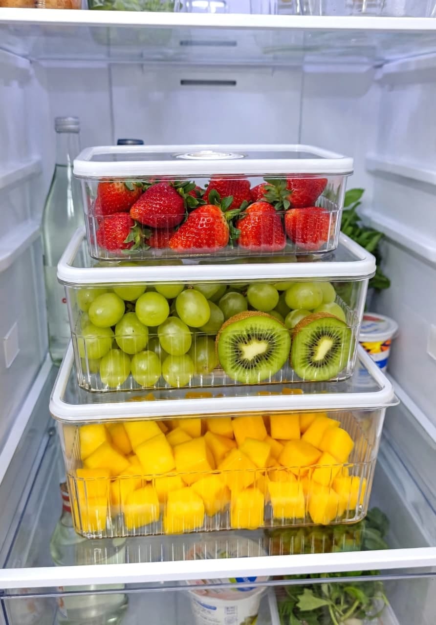 3 pc Clear Airtight Food storage Containers