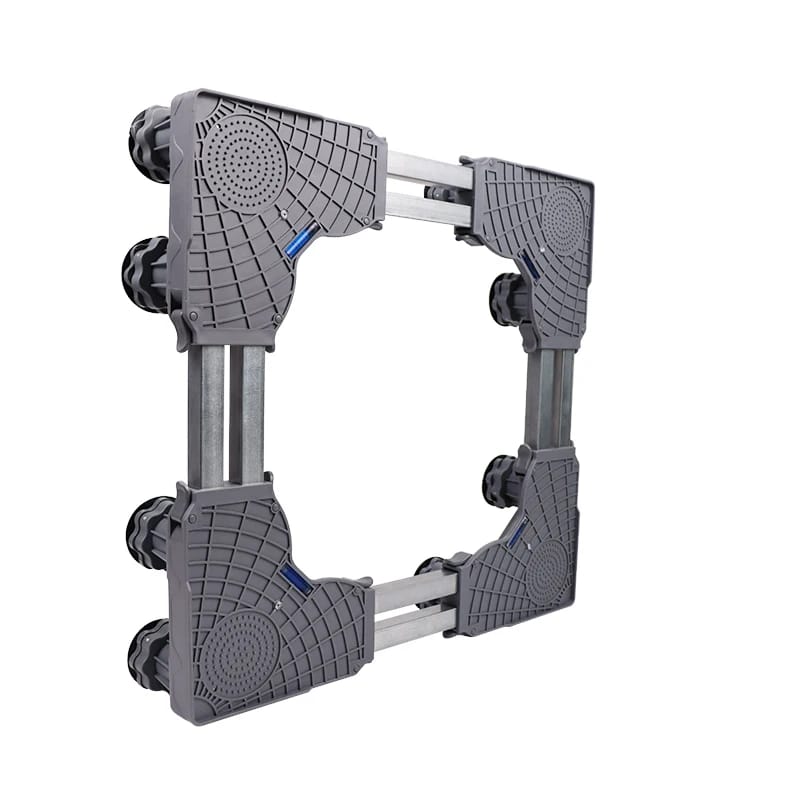 Heavy duty adjustable refrigerator/washing machine base stand
