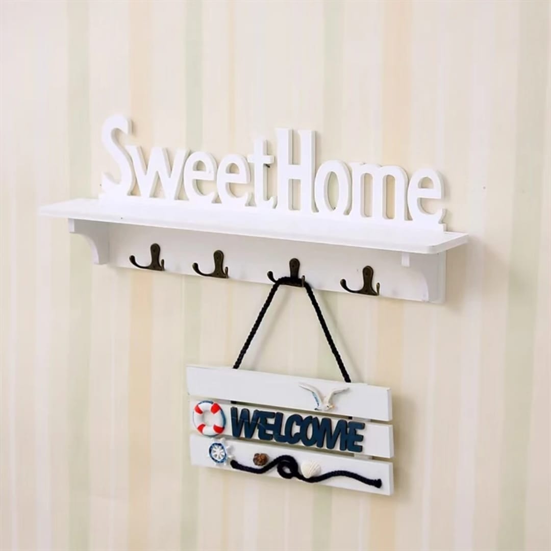 Creative Sweet Home Wall Mounted  Organizer (Key Holder )