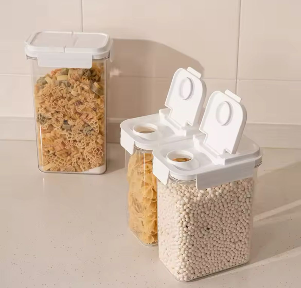 Acrylic cereal jars 2300ml