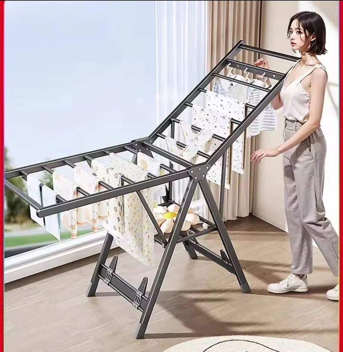 Balcony/Outdoor Cloth Drying rack