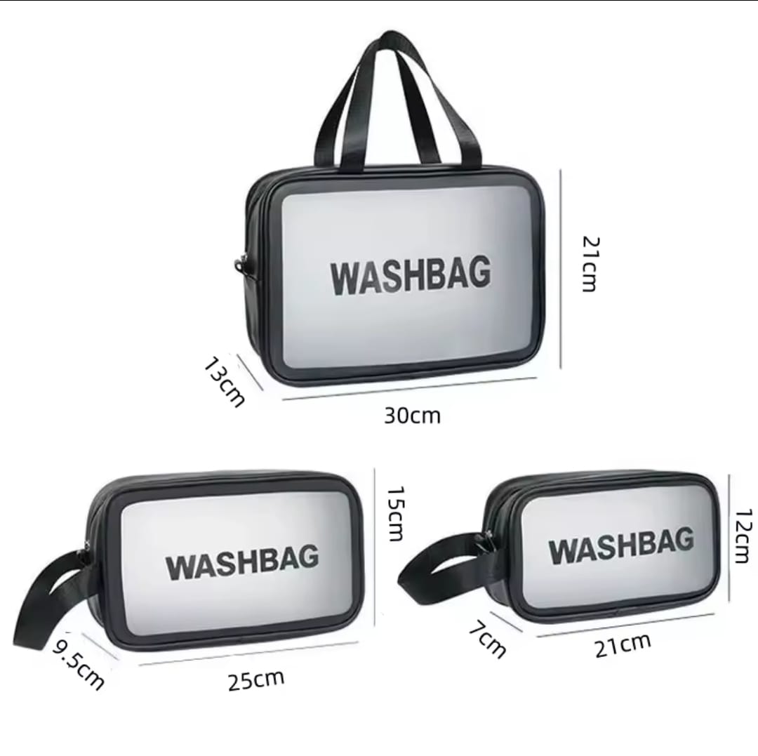 3pcs waterproof washbag set