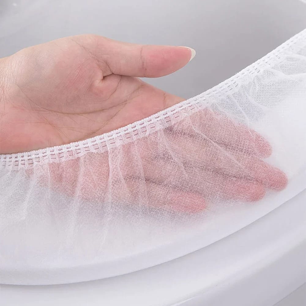 10pcs Portable  disposable Toilet Seat Cushion Paper