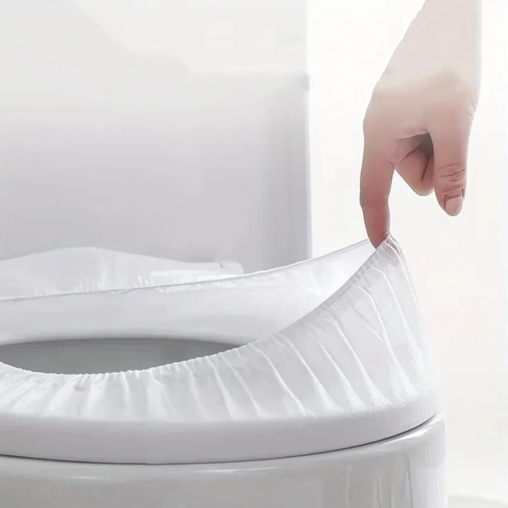 10pcs Portable  disposable Toilet Seat Cushion Paper