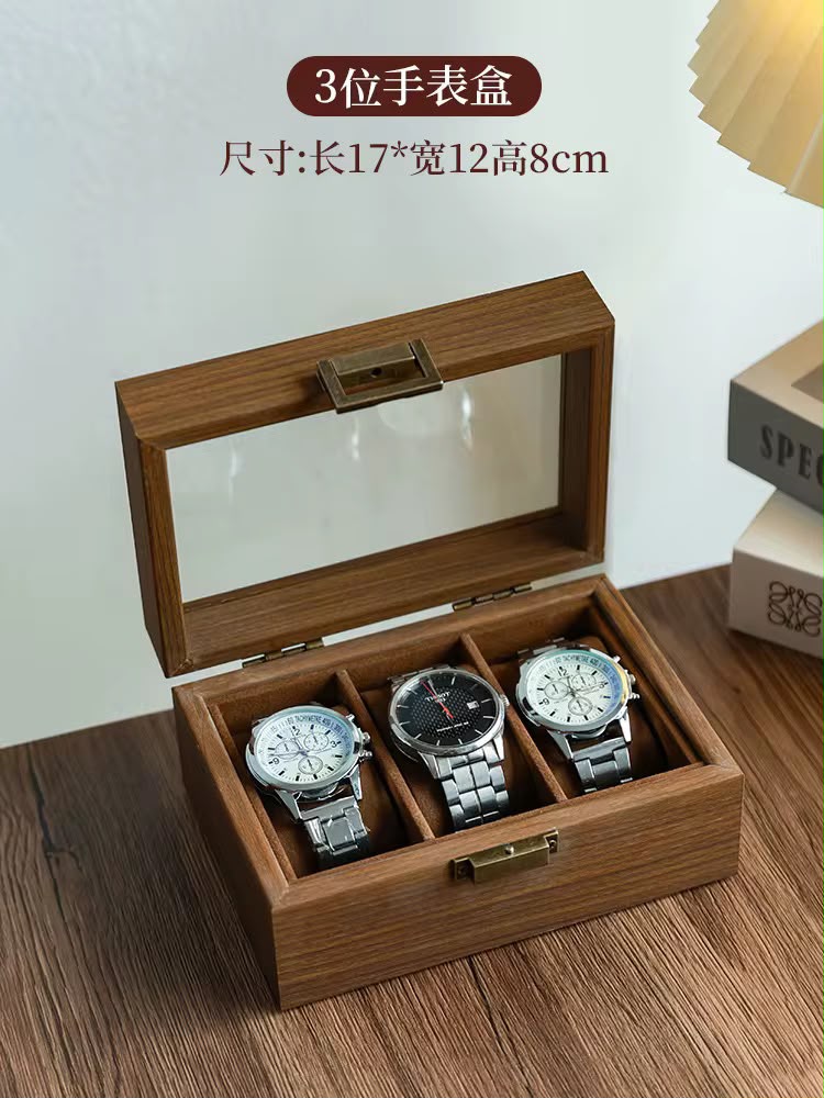 3 slots Premium Quality watch Organizer/ storage box