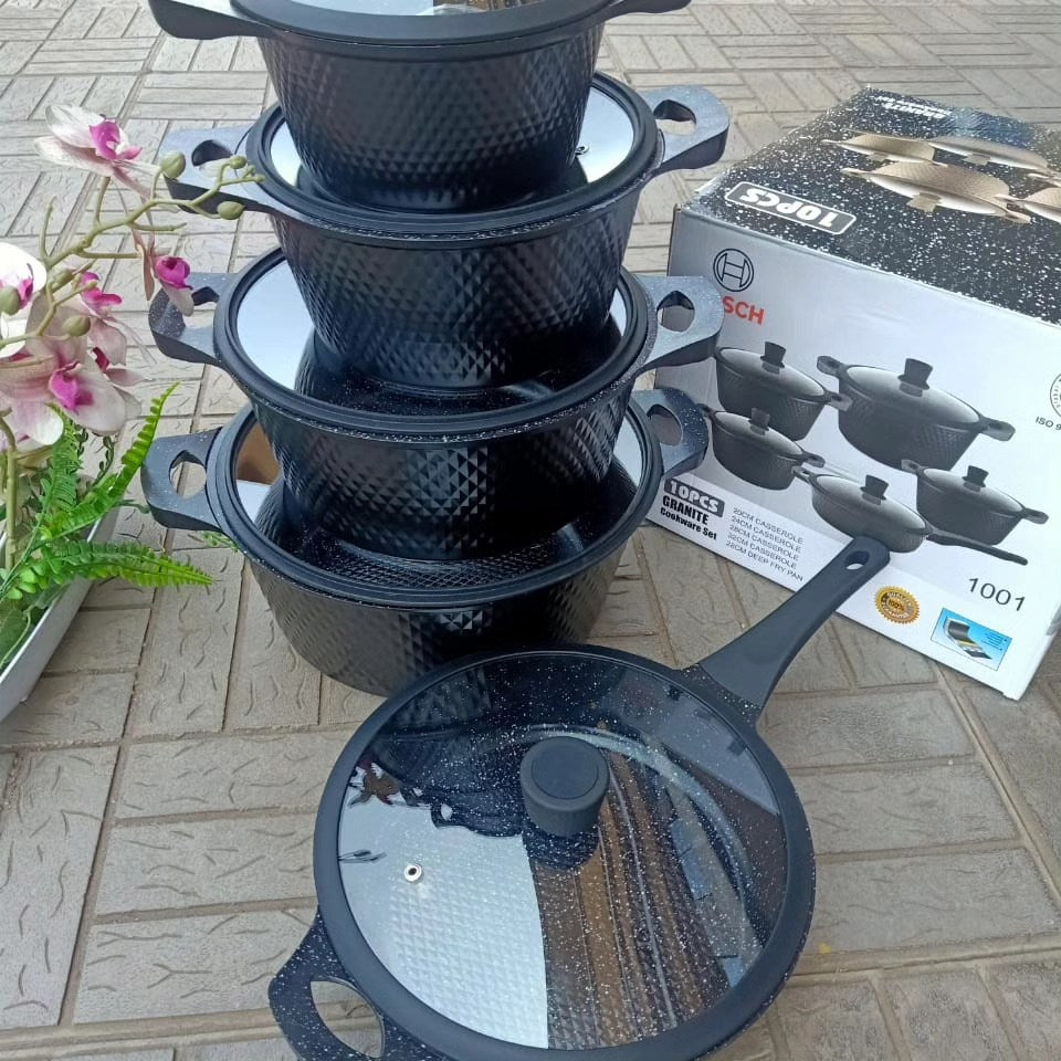 11pc Granite Cookware