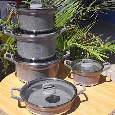 10pc Granite cookware