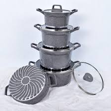 10pc Granite cookware