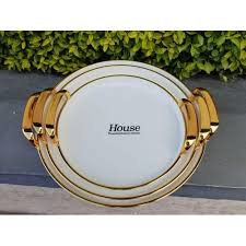 Acrylic Tray set of 3 Round